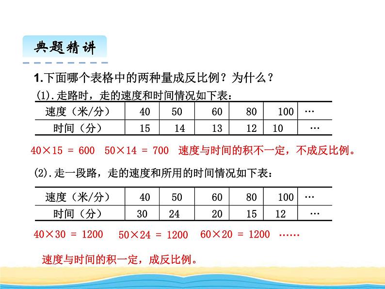 三.2正比例和反比例2课件 青岛版(六三制)小学数学六下08