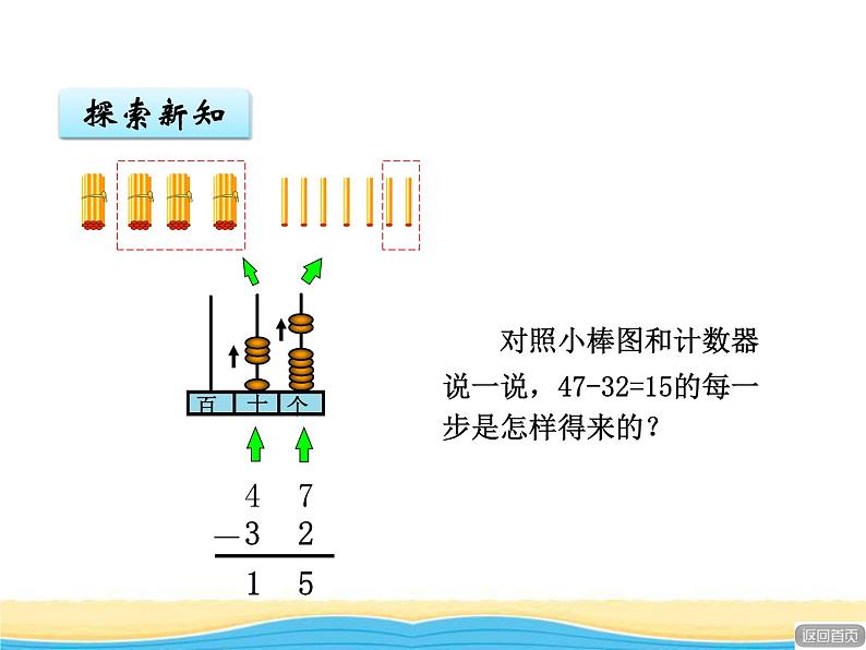 七.2两位数减两位数（不进位）课件 青岛版(六三制)小学数学一下06