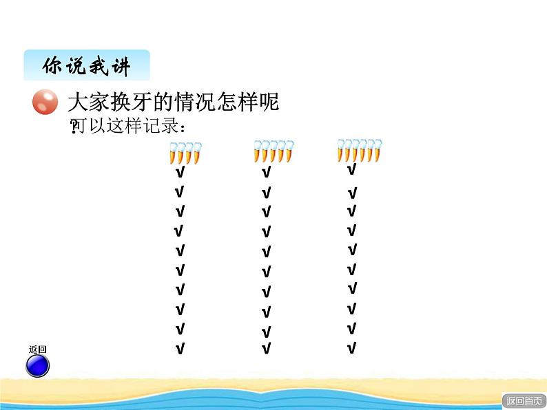 九.我换牙了--统计课件 青岛版(六三制)小学数学一下第6页