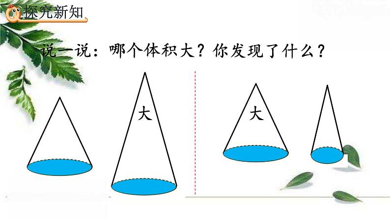 人教版数学六年级下册  圆锥的体积 课件04