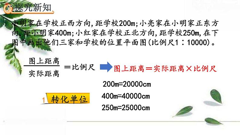 人教版数学六年级下册  用比例尺绘制平面图 课件05