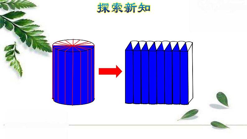 人教版数学六年级下册《圆柱的体积（一）》授课课件第7页