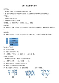 小学数学人教版二年级下册2 表内除法（一）整理和复习教案设计