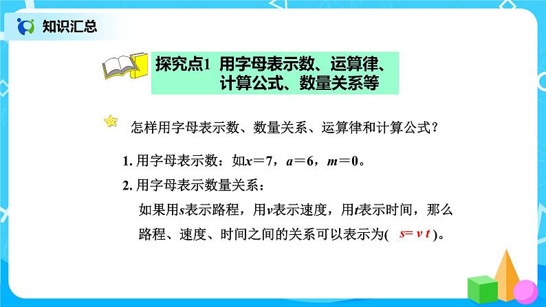 北师版小学数学六年级下册总复习10《数与代数-式与方程》课件04