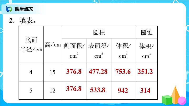 北师版小学数学六年级下册整理与复习1《空间与几何》课件05