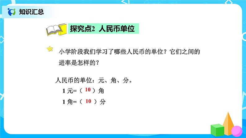 北师版小学数学六年级下册总复习12《数与代数-常见的量》课件第8页