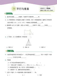 小学人教版平行与垂直同步训练题