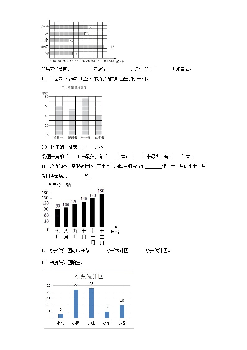 四年级上册数学人教版第七单元复习《单元测试》04含答案第3页