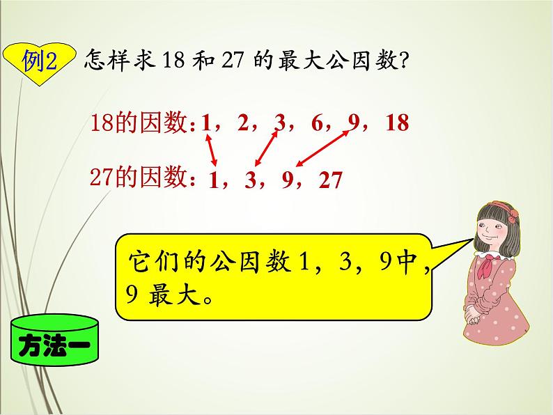 人教版数学五下4.4.1 最大公因数ppt课件+教案+同步练习06