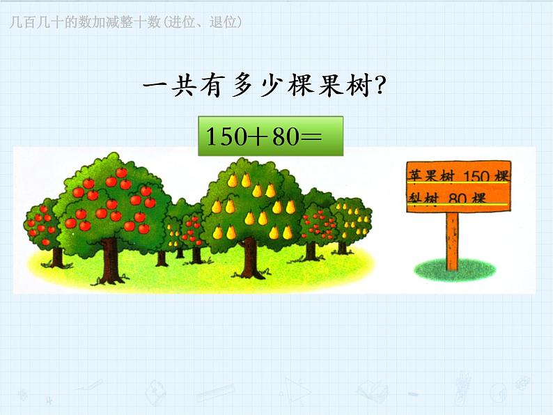 冀教版二年级数学下册 六 三位数加减三位数 课件（16张）第3页