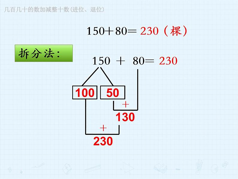 冀教版二年级数学下册 六 三位数加减三位数 课件（16张）第5页