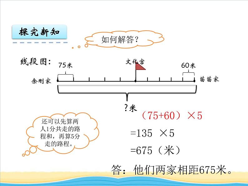 二.第4课时问题解决（1）课件 西师版小学数学四下06