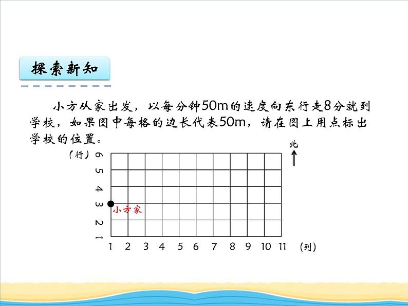 三.第2课时确定位置（2）课件 西师版小学数学四下04