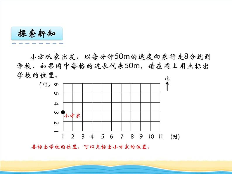 三.第2课时确定位置（2）课件 西师版小学数学四下06