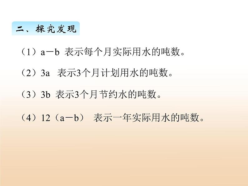 二.用字母表示数课件 冀教版小学数学四下第7页