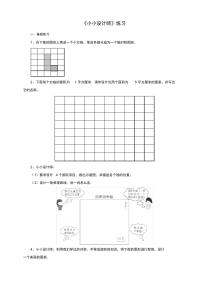 小学数学北师大版三年级下册小小设计师同步测试题