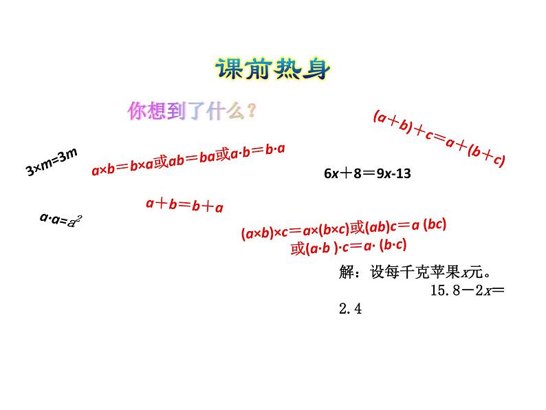 简易方程单元题型版课件PPT第2页