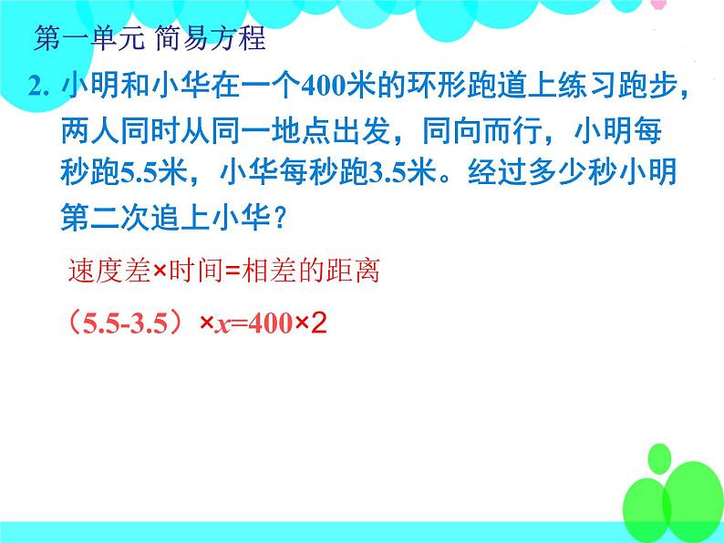 苏教版 五年级下 简易方程练习 课件PPT第3页