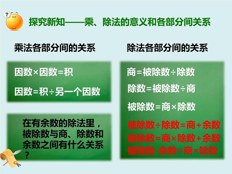 四年级下册《乘、除法的意义和各部分间的关系及有关0的运算》（课件）06