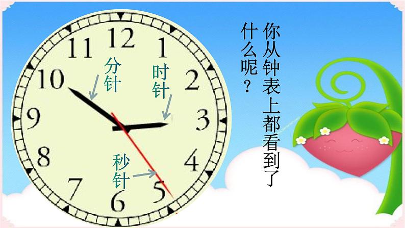 冀教版二年级数学下册 七 时分秒 课件（24张）第5页