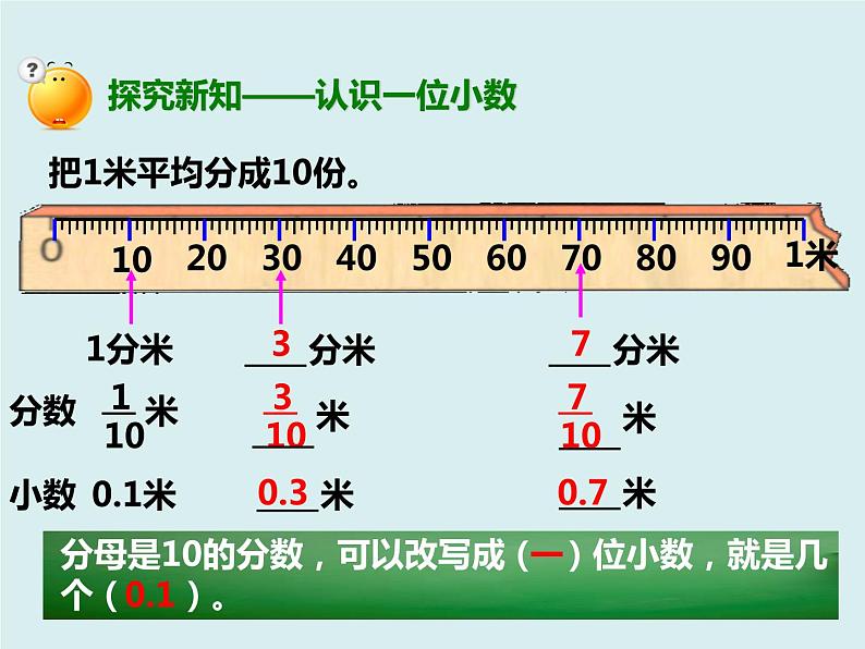 四年级数学下册第四单元《小数的意义》课件第6页