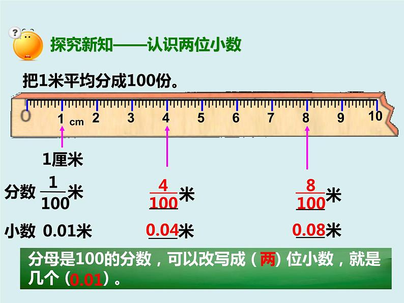 四年级数学下册第四单元《小数的意义》课件第8页