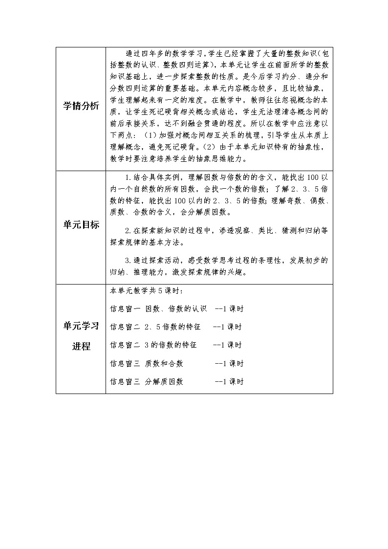 青岛版五四制四年级下册第三单元教案第2页