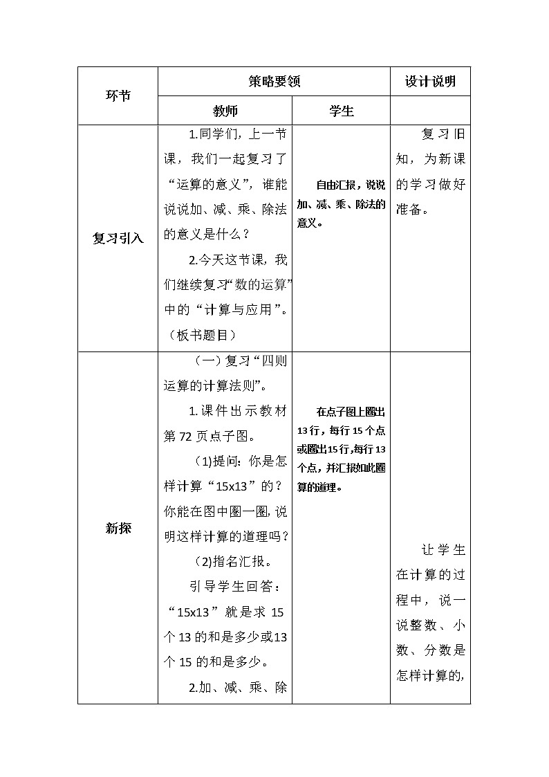 总复习 －数的运算2－计算与应用教案02