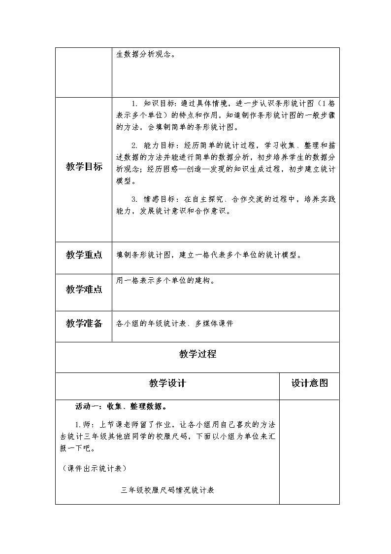 第十一单元第2课时条形统计图（二）《1格代表多个单位》教案第2页