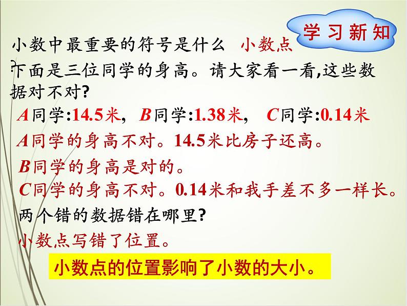 人教版数学四下4.3.1 小数点移动（课件）第3页