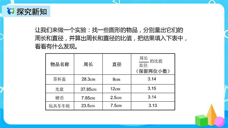 人教版数学六上第五单元第二课时《圆的周长》课件+教案+同步练习（含答案）07