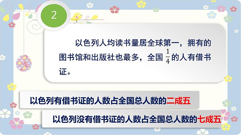 2.2 成数 课件  人教版数学六年级下册07