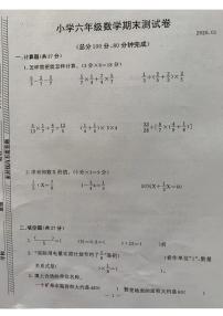 南京市鼓楼区六年级数学上册期末试卷