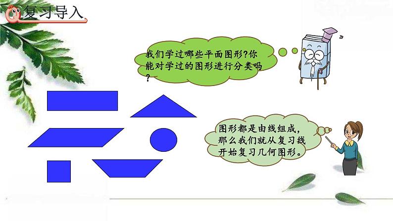 人教版数学六年级下册  平面图形的认识与测量（1） 精编课件第2页