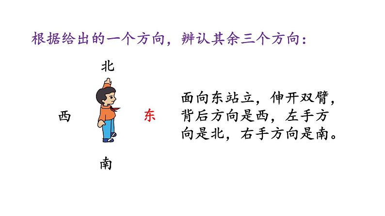 北京课改版数学二年级下册3.2 认识方向课件第8页