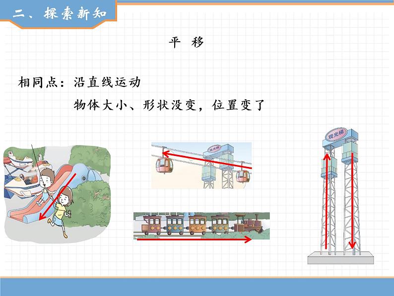 人教版数学二年级下第三单元 第2课时 平移和旋转课件PPT05