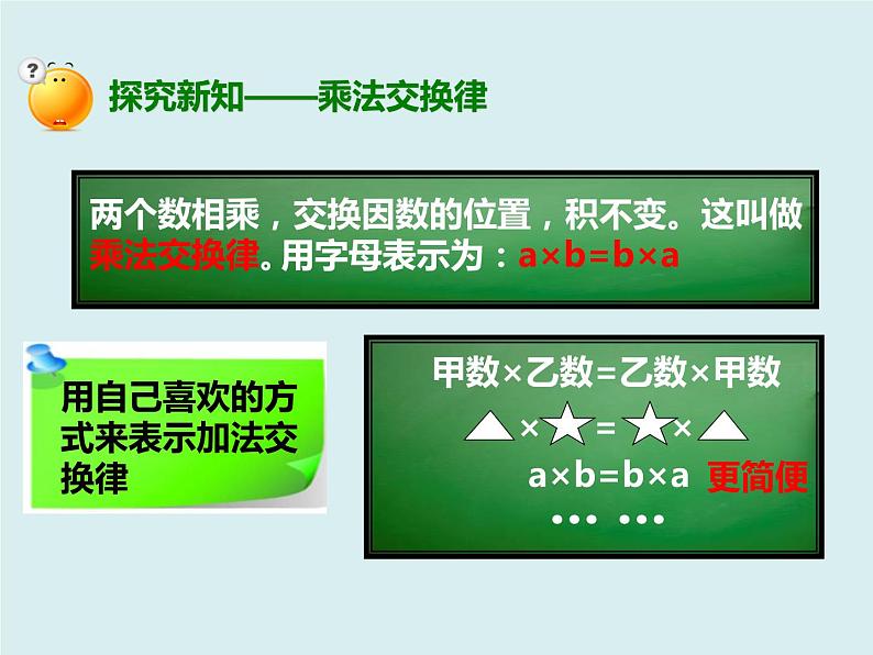 人教版数学四年级下册第三单元《乘法交换律、结合律》课件第5页