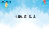 人教版数学三年级下册第一单元 第1课时 认识东、南、西、北 同步课件