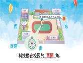 人教版数学三年级下册第一单元 第3课时 认识东北、东南、西北、西南 同步课件