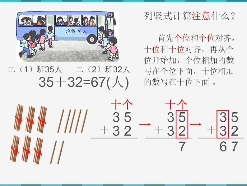 人教版二年级数学上册 2.1.1 不进位加 课件(共13张PPT)第6页