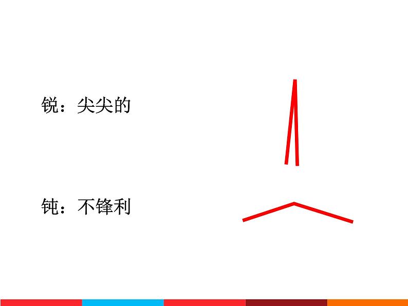 人教版小学数学二年级上册 3 角的初步认识 认识锐角和钝角 课件(共12张PPT)04