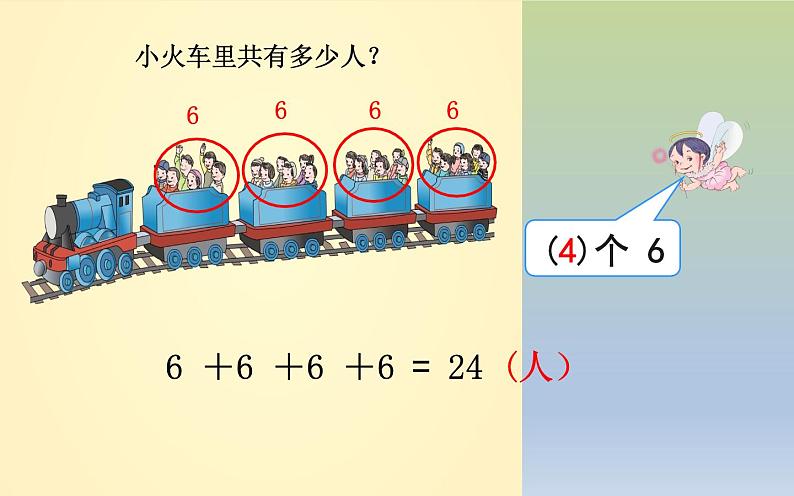 人教版二年级数学上册 4.1 乘法的初步认识 课件(共14张PPT)05