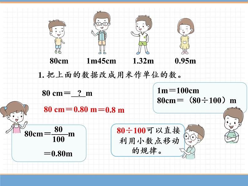 数学人教版四年级下第四单元 第10课时  小数与单位换算（1）课件PPT06
