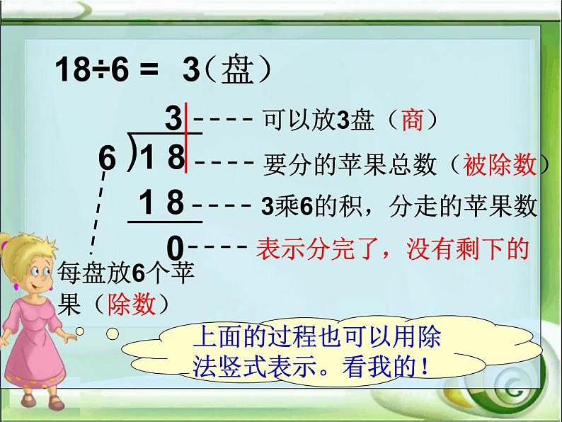 北师大版数学二年级下册 1.1 分苹果(2)（课件）第4页