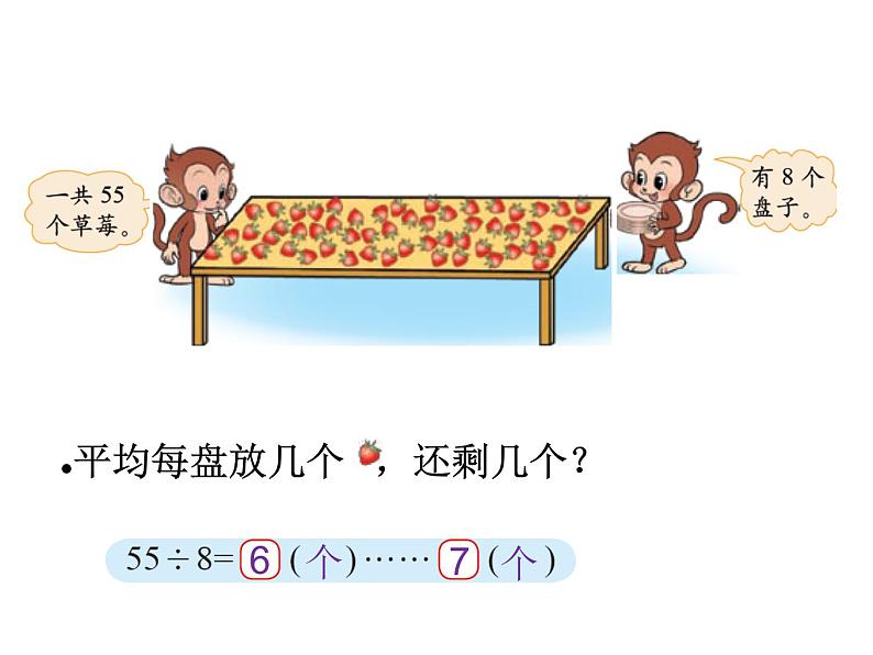 北师大版数学二年级下册 1.2 分草莓（课件）第2页