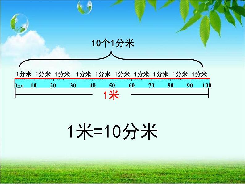 北师大版数学二年级下册 4.1 铅笔有多长_2（课件）08