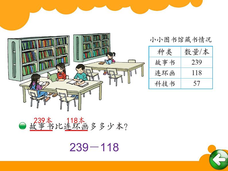 北师大版数学二年级下册 5.4 小小图书馆（课件）05