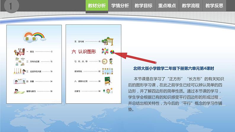 北师大版数学二年级下册 6.4 平行四边形(1)（课件）03