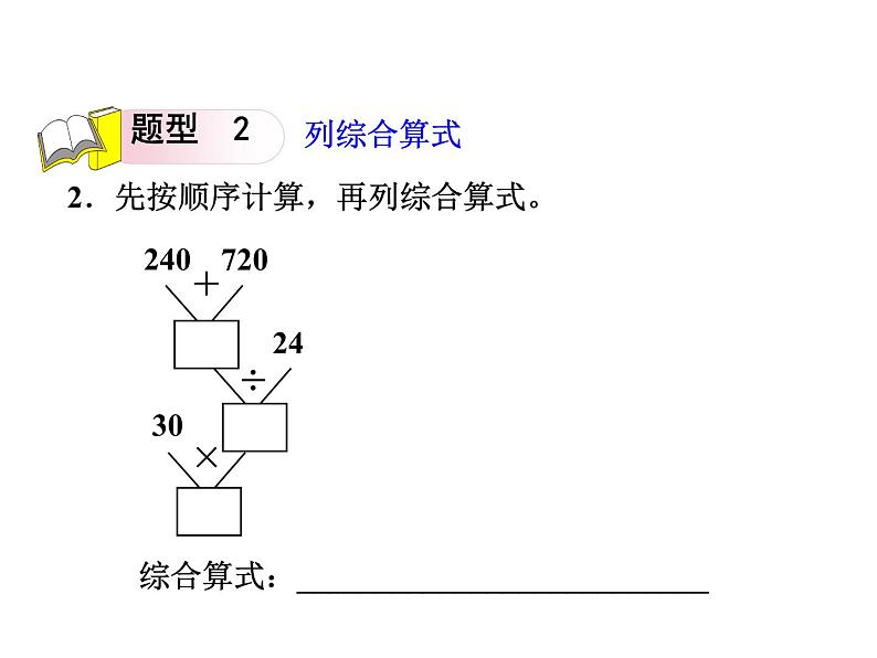 四年级下册四则运算题型版课件PPT03