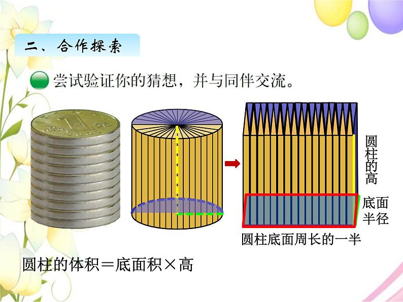 一、3圆柱的体积第4页